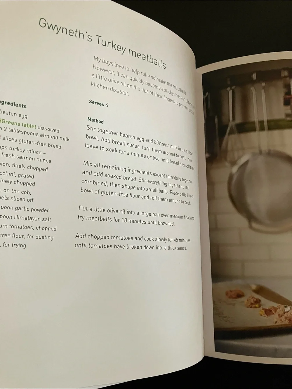 N/A 8g cookbook